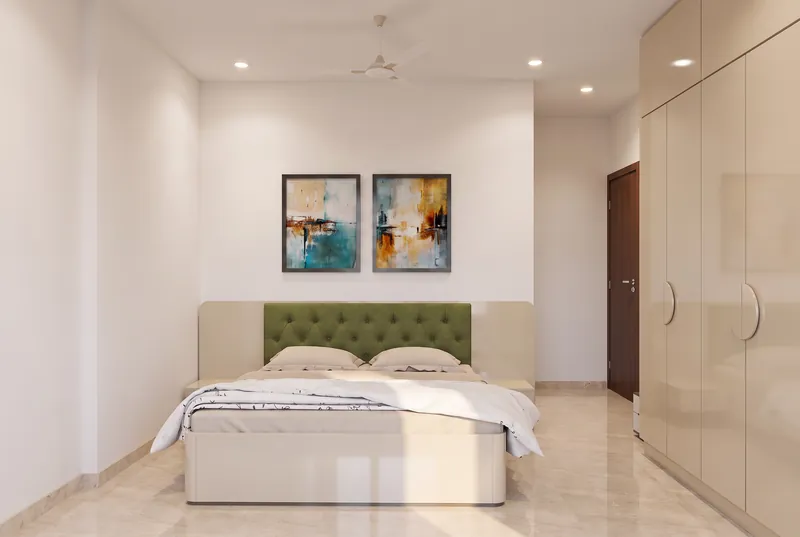 Bedroom 1A, 2BHK Residence, Bandra, Mumbai