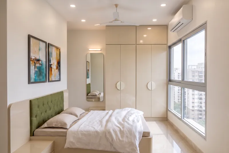 Bedroom 1B, 2BHK Residence, Bandra, Mumbai