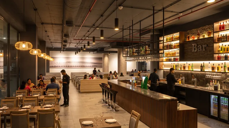 Restaurant Area, The Farm House, Hospitality