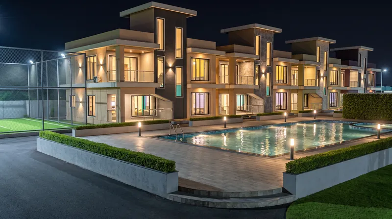 Swimming Pool Area, The Farm House, Hospitality