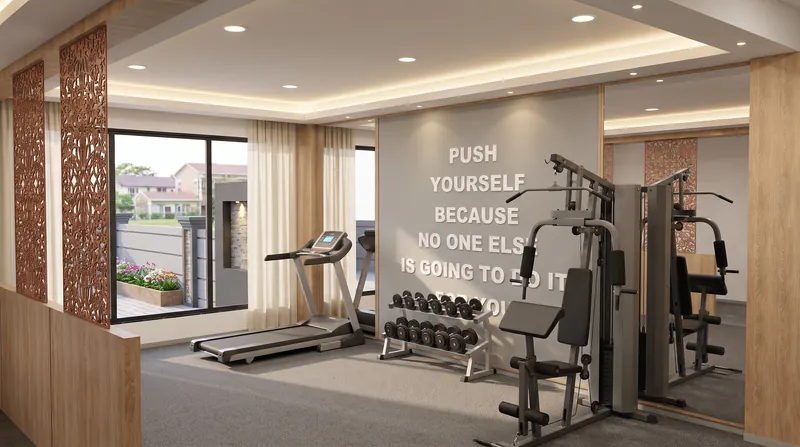 Gym Area 2, Greenland Delsol Resort, Lonavala